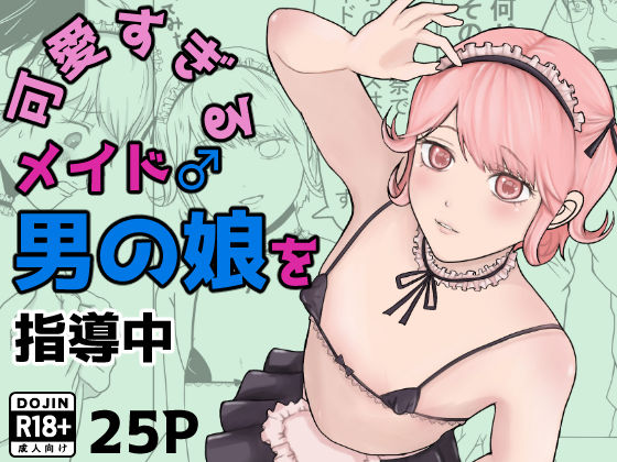 可愛すぎるメイド男の娘♂を指導中 - エロ同人 コミック