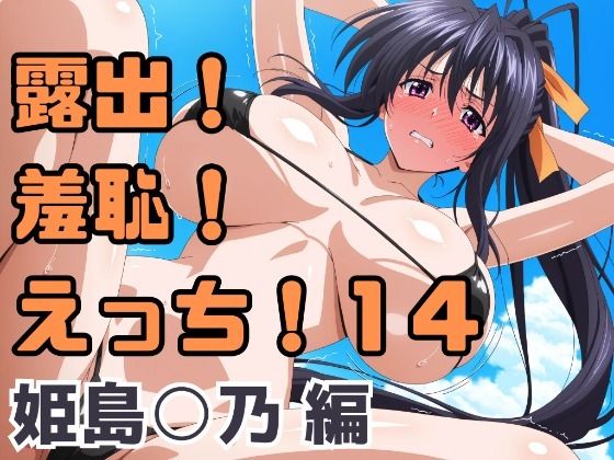 露出！羞恥！えっち！二次創作イラスト集14［姫島○乃］ - エロ同人 CG
