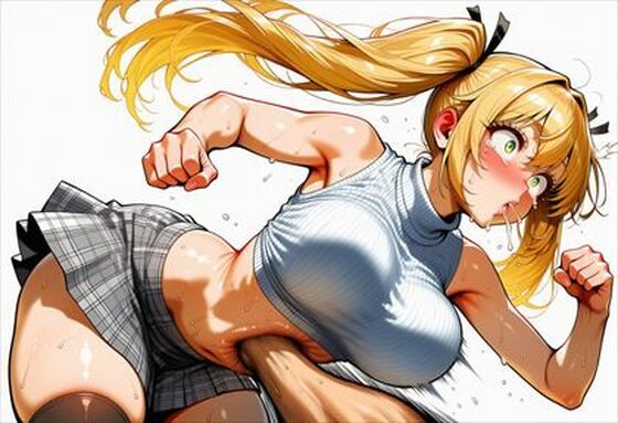 教室の標的 〜腹部への執着〜  Leona Valentia 被虐の体育着 - エロ同人 CG